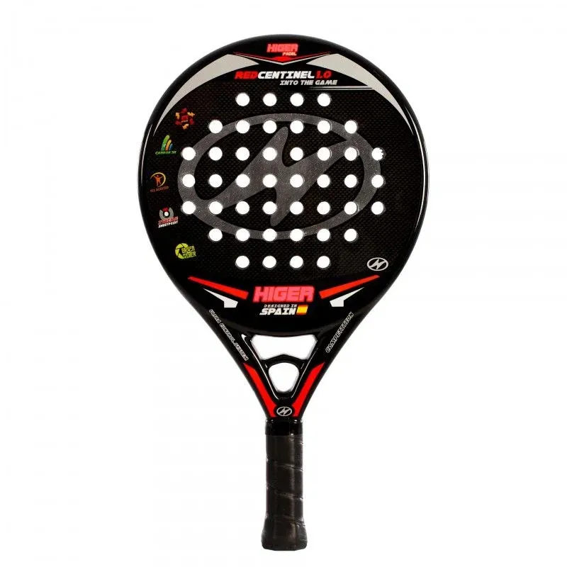 HIGER PADEL RED CENTINEL CARBON 3K