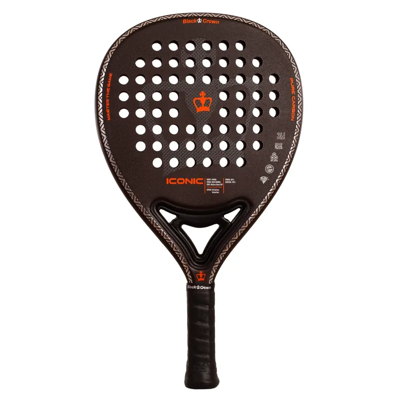 Pala De Pádel Black Crown Iconic
